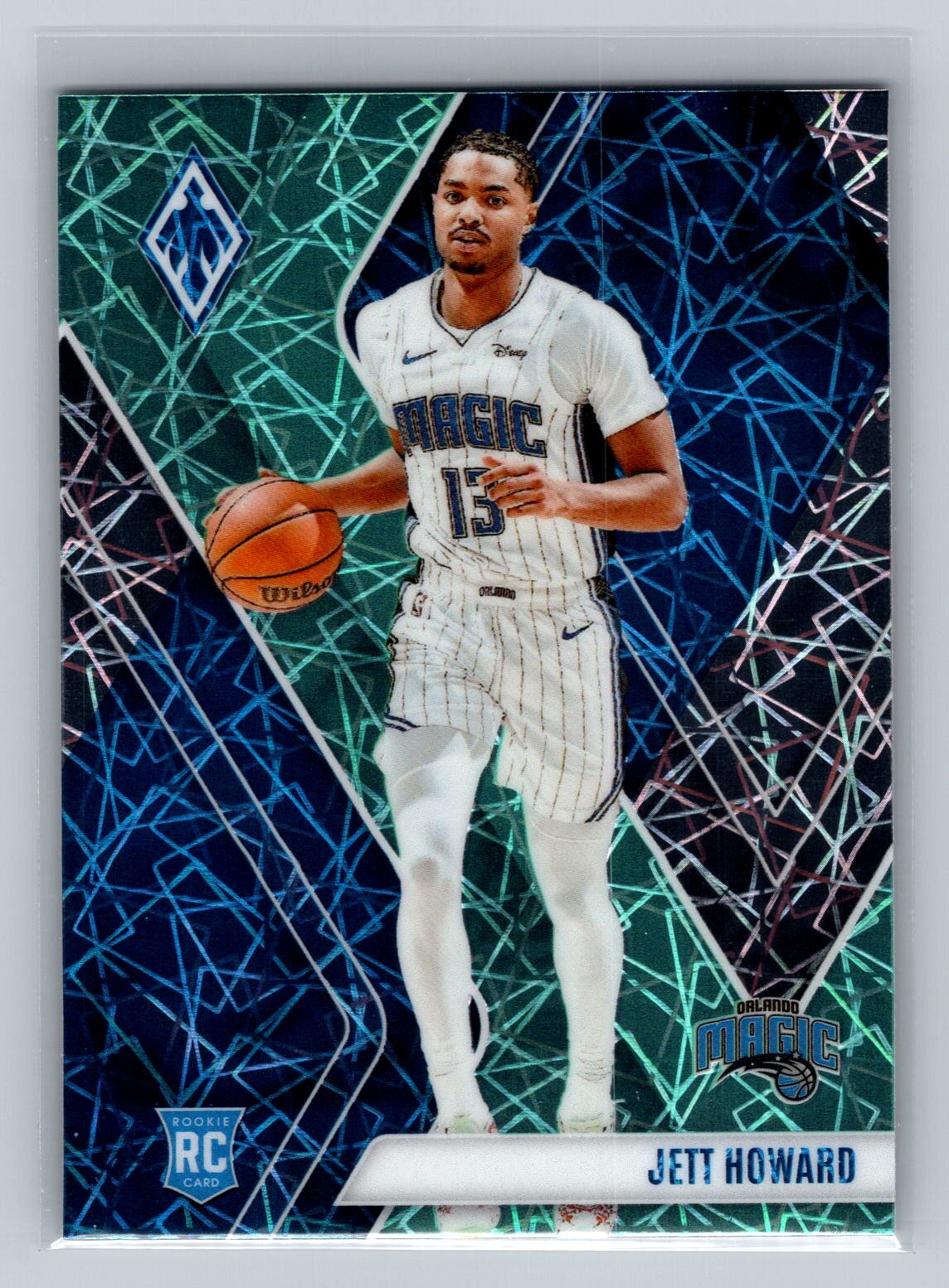 2023-24 Panini Phoenix Jett Howard #252 Phoenix Teal Lazer Orlando Magic
