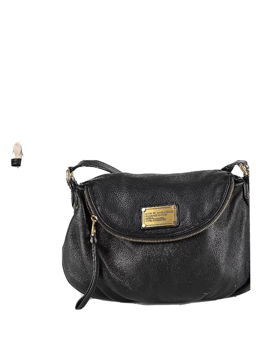 marc jacobs crossbody bag black leather
