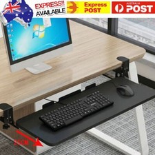 Keyboard Tray Under Desk Comfort Keyboard Drawer Large Clamp for Computer Desk