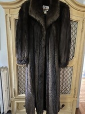 Full Length Natural Beaver Fur Coat From Elan Furs