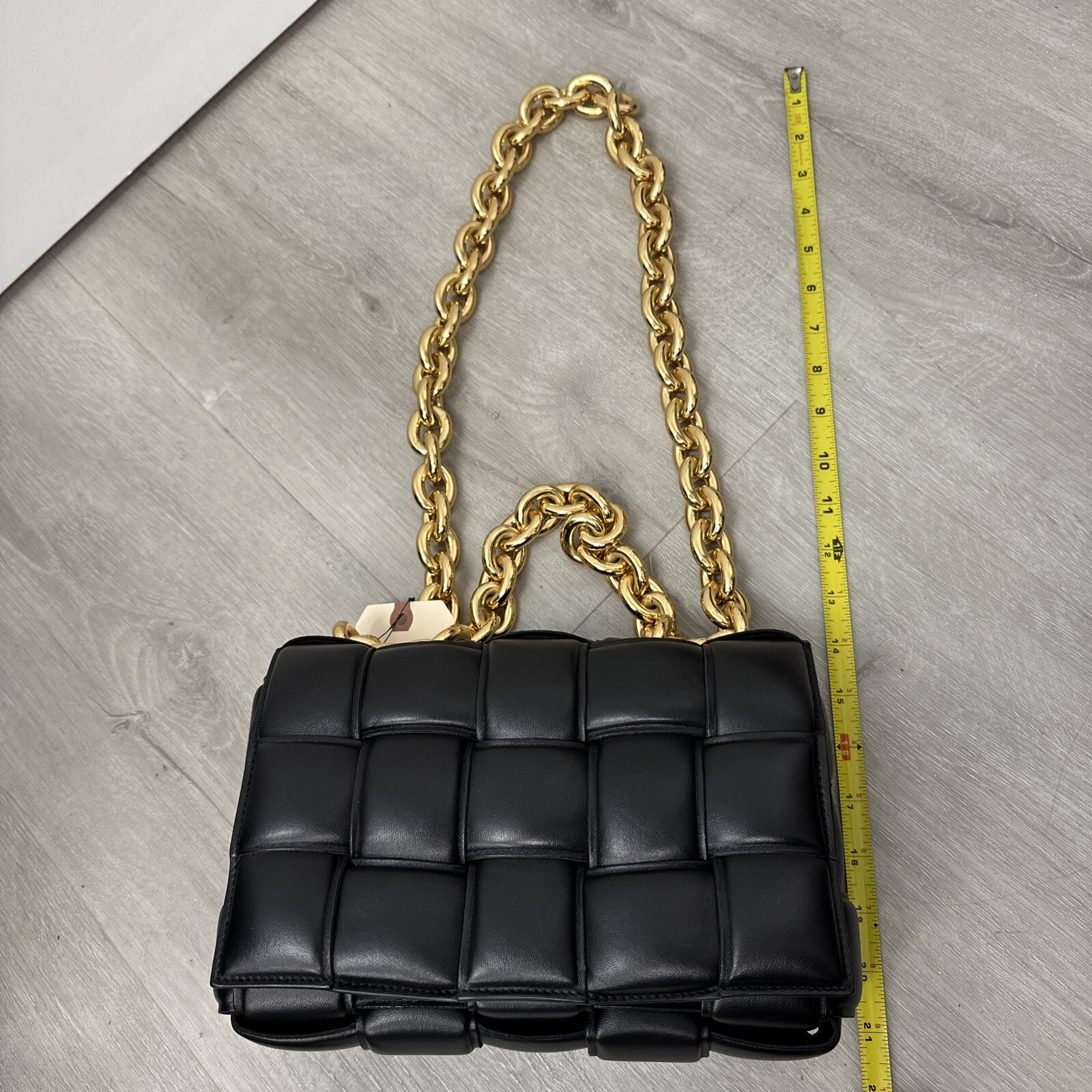 Bottega Cassette Gold Chain Crossbody Bag Padd… Gem