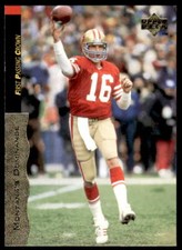 1995 Upper Deck Joe Montana Box Set #16 First Passing Crown FOOTBALL 49ers