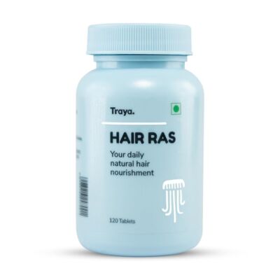 Traya Hair Ras (120 Tablets) for Natural Hair Nourishment Herbal Formula Tablets