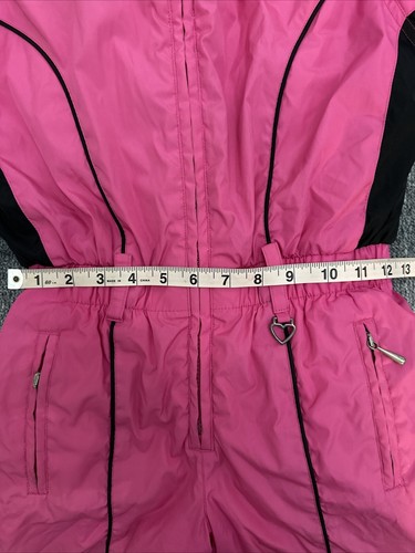 Vintage OBERMEYER Pink Thermolite Insulated Snow/Ski Suit Hoodie~ Sz Small Girls - Picture 7 of 24
