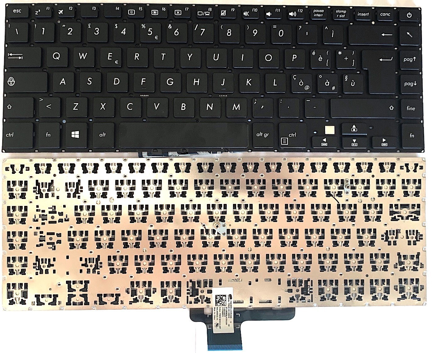 Tastiera italiana per Asus S15 S510 S510UA S510UN S510UQ S510QA F510UA F510UF