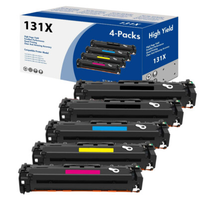5 Toner für HP LaserJet Pro 200 Color M251 MFP M276N M276NW CF210X - CF213A 131X