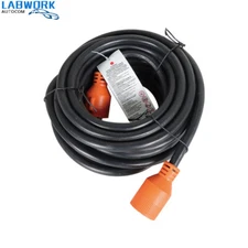 Generator Power Cord 30 AMP 4 Prong NEMA 14-30P To NEMA 14-30R 15Ft