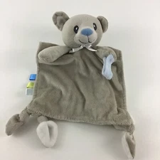 Plush Pacifier Holder Teddy Bear Lovey Blanket Security Comfort Baby Toy HB