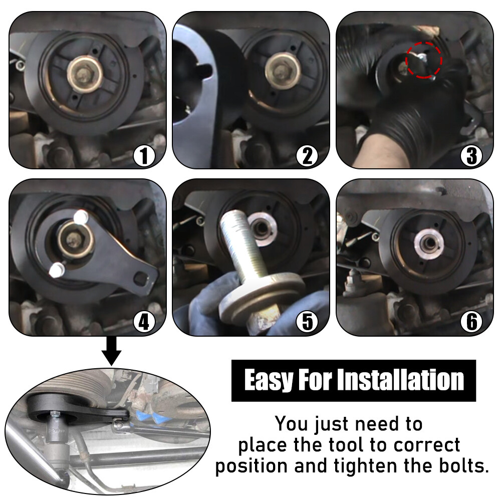 For Lexus & Toyota Harmonic Damper Pulley Holding Crankshaft Crank