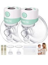 TSRETE Double Wearable Breast Pump, Electric Hands-Free Breast Pumps New.