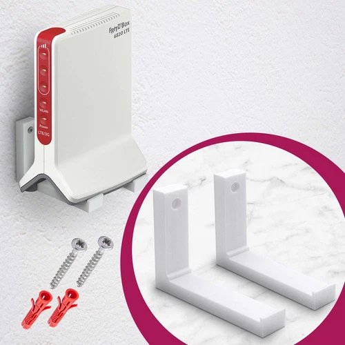 Wandhalterung Router Halter passend für Fritzbox Mesh 3000 und Fritzbox 6820