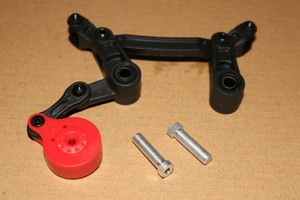 Arrma BIG ROCK 4x4 3s BLX - STEERING bellcrank servo saver granite AR102711 11 | eBay