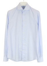 SUITSUPPLY Try On Slim Fit Formal Shirt Men's 40L / 15 3/4L Blue