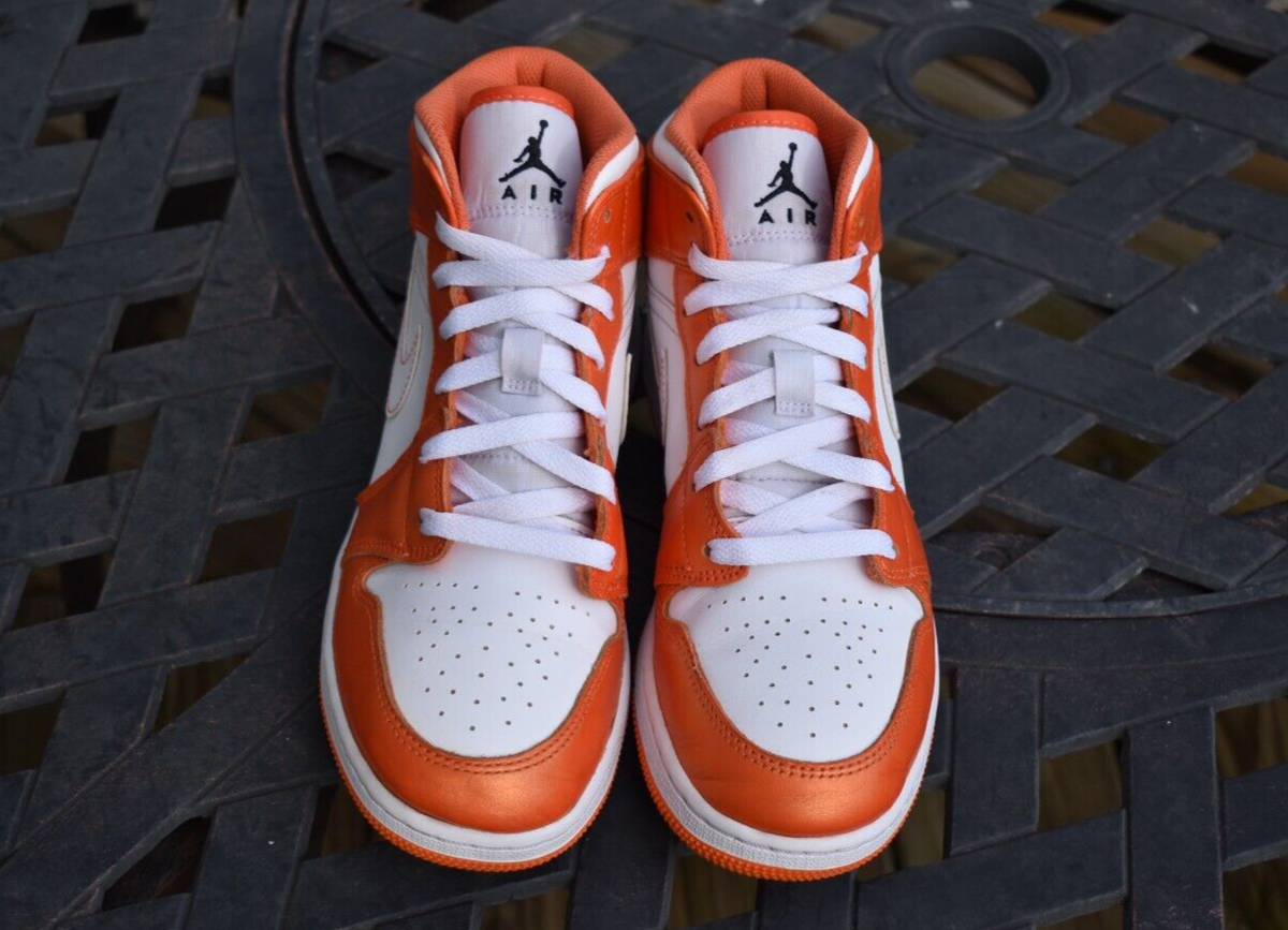 えいちまんオーダー Nike Air Jordan 1 Mid SE GS 'Electro Orange' 2021 DM4228-800