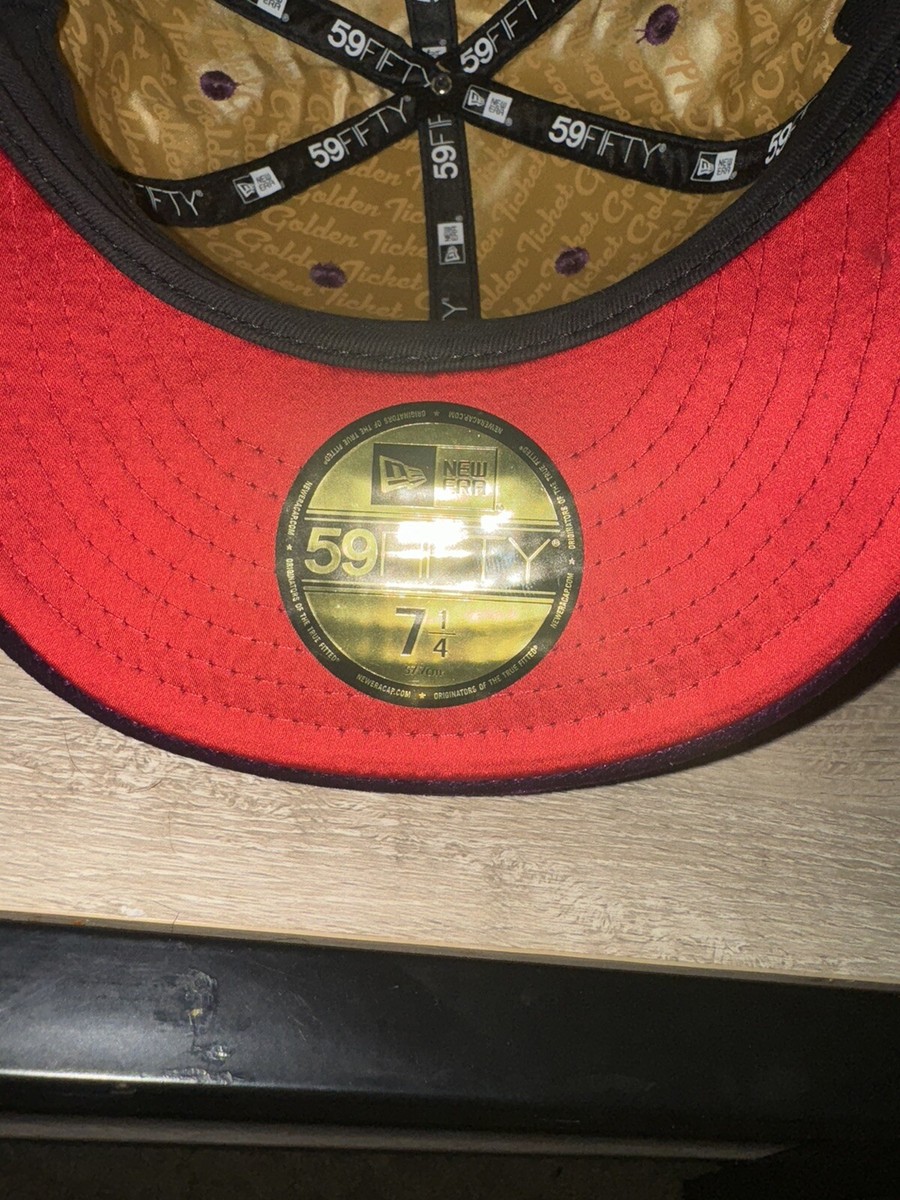 Willy Wonka & The Chocolate Factory New Era Fitted Hat Size 7 1/4