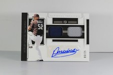 2020 PANINI NATIONAL TREASURES AUTO 2 CLR PATCHES /99 ANDRES MUNOZ #GGS-MU (BS1)