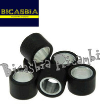 6758 - RULLI VARIATORE 6 PEZZI 21X17 GRAMMI 13,8 PIAGGIO 250 BEVERLY CRUISER MIC