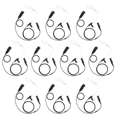 10pc 2-Way Radio Earpiece for Motorola MTP3250 TETRA MTP3150 TETRA MTP3550 TETRA