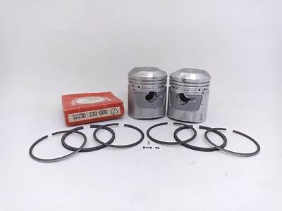 Pair Honda CB125K K3 CL125A SS125 Piston Ring Kit Size 0.50 NOS Japan