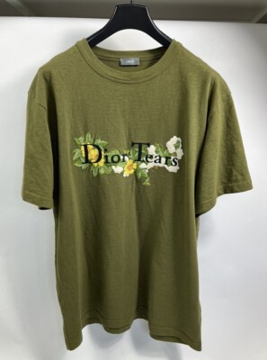 トップス Dior x Denim Tears Froral Logo Tee Dior x Denim Tears Relaxed-Fit Logo T-Shirt White Men's - SS23 - US