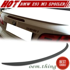 Fit For BMW 3-Series E93 Convertible Rear Trunk Spoiler ABS 335i 328i