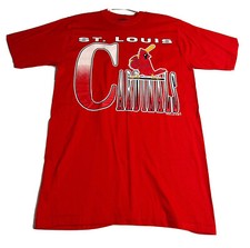 St Louis Cardinals 1991 Jostens Vintage Shirt Size Medium/ Single Stitch, Red