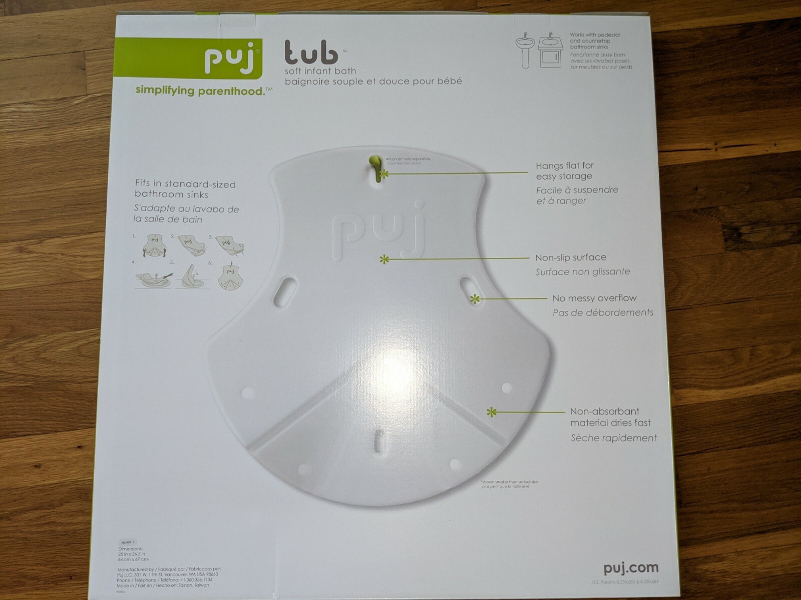 puj foldable bathtub