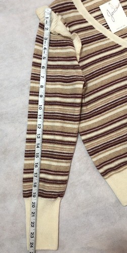 Joie Women Sweater Size M NWT Stripes Wool Cashmere Blend - 第 8/8 張圖片