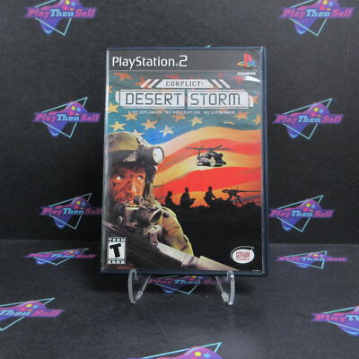 Conflict Desert Storm PS2 PlayStation 2 + Reg Card Complete  - 1 Year Warranty..