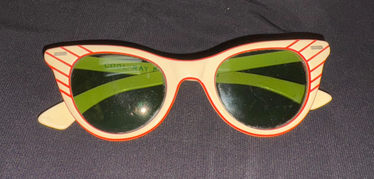 Rare Mint Green Vintage 50s Polaroid Cool-Ray 80 Cat-Eye Sunglasses Mid Century 1950s Cool-Ray POLAROID Cat Eye Sunglasses – Birthday Life  main image 3