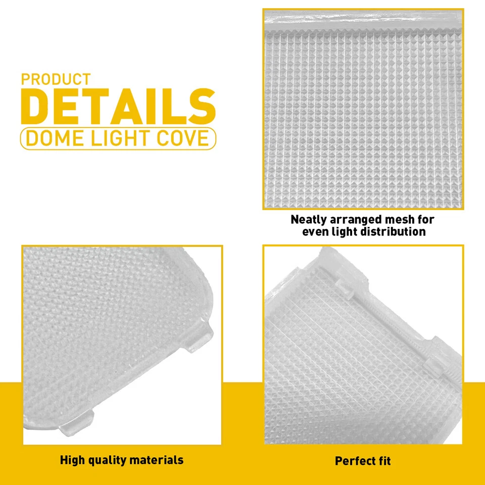 Cubierta de luz de cúpula interior transparente OE#81241-01020 para Toyota Tercel 1991-1999 Foto 4 de 4