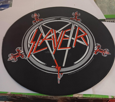 SLAYER BACK PATCH NEW  COLLECTABLE WOVEN ENGLISH IMPORT BACKPATCH
