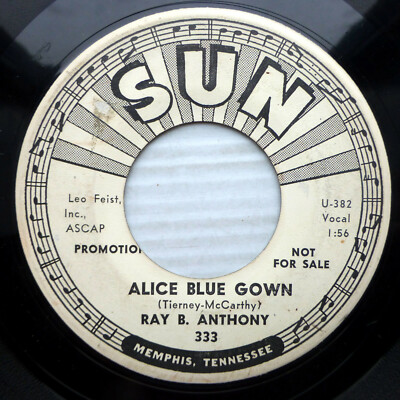 Ray B Anthony Strong VG Rockabilly 45 Alice Blau Abendkleid B/W St.Louis CT257