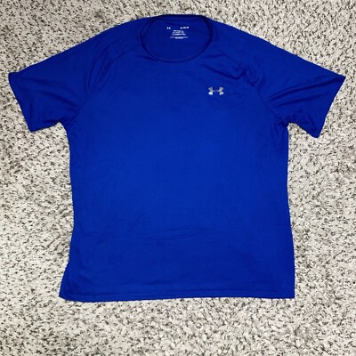 Under Armour Mens T Shirt- Tech Tee Blue Size XL