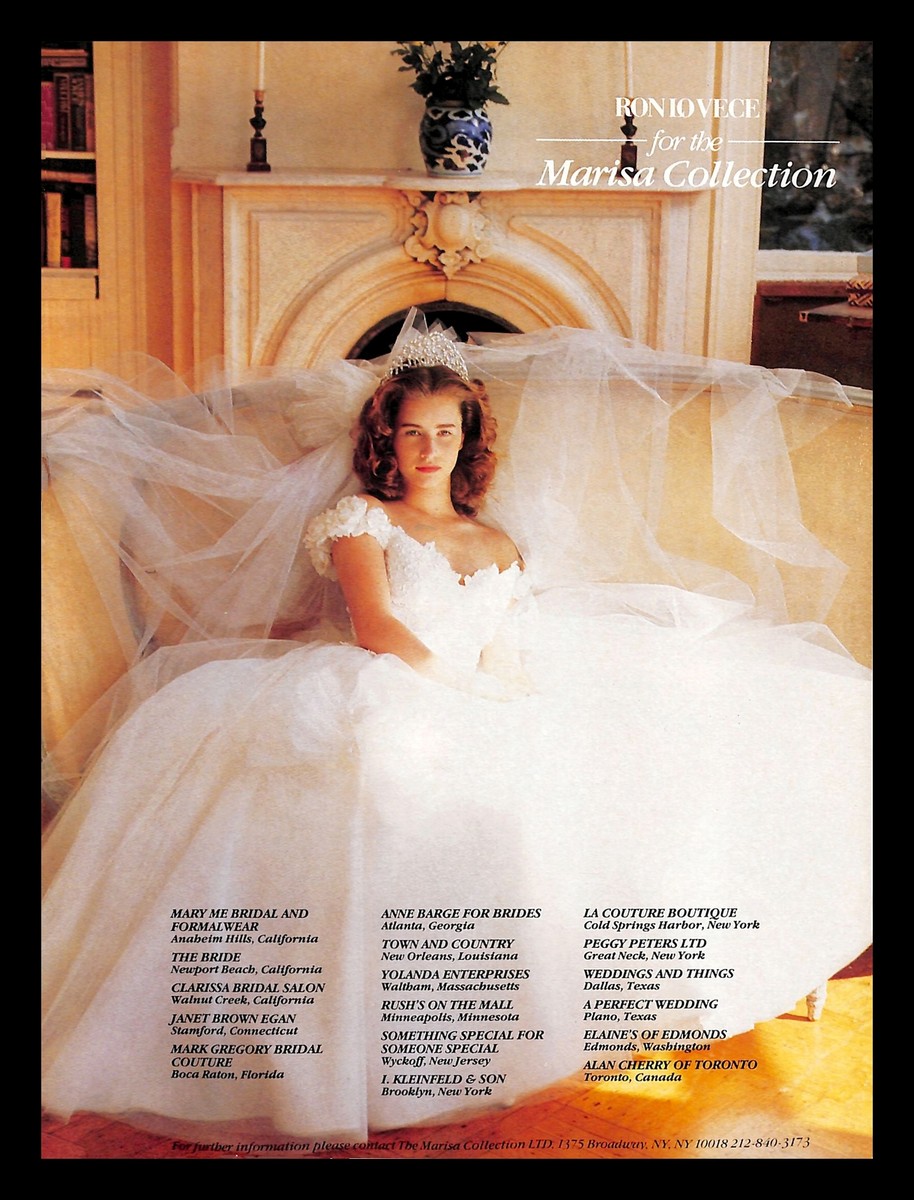 popular wedding dresses in 1988 1988 Vintage