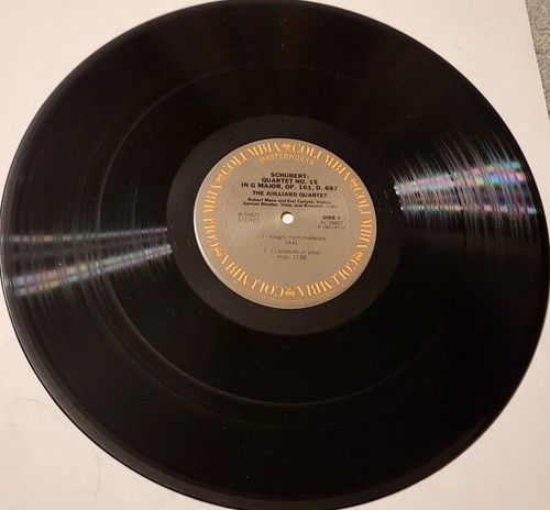 Schubert, Juilliard Quartet Quartet N°15, Op.161 D.887 CBS M 35827 EX - Picture 4 of 4