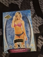 BENCHWARMER  CARLY LAUREN 12/15 LIMITED HOCKEY TORONTO CARD