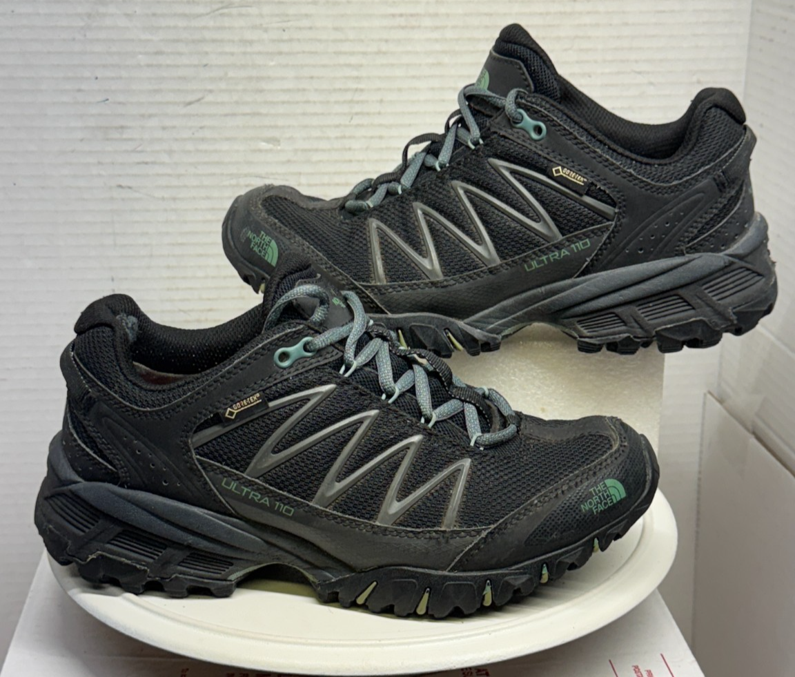 North Face Ultra 110 GTX Trail Hiking Shoes Gore-Tex Sneakers Women  NF0A32YV