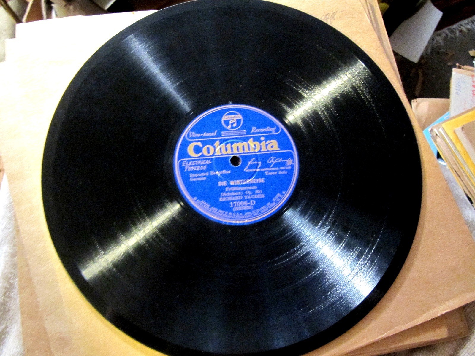 1928 SCHUBERT CENTENNIAL RICHARD TAUBER Winterreise DIE POST/ Frühlingstraum thumbnail 2