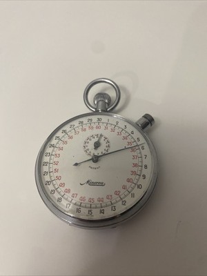 Minerva Swiss Mechanical Stopwatch -1930s Tested Works