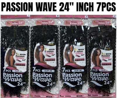 Cherish 7 Stck. Clip-On Passion Wave 24'' Zoll UK Verkäufer