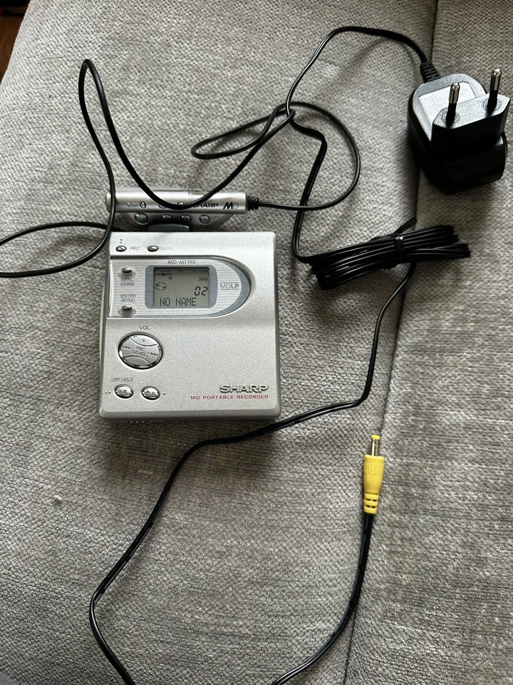 Sharp MD-MT190H(S) Minidisc Walkman Portable Recorder mit Remote - Bild 3 von 4
