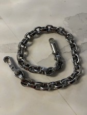 EDC Make Your Own Biker Wallet Chain, Heavy Duty Stainless Fat Link 22-1/8  