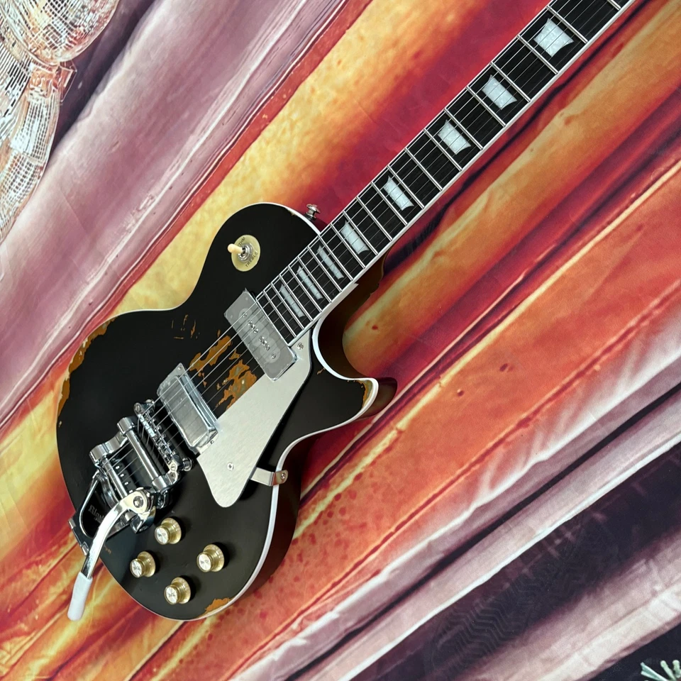 Neil Young LP Electric Guitar  "Old Black" with P90 Pickups - Image 4 of 4