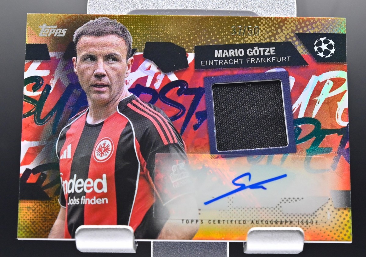 2025-26 Topps Superstar Auto Relic UEFA Club TSAR-MG Mario Gotze