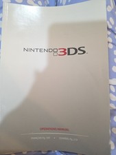 Nintendo 3DS XL System Instruction Booklet Operations Manual Only