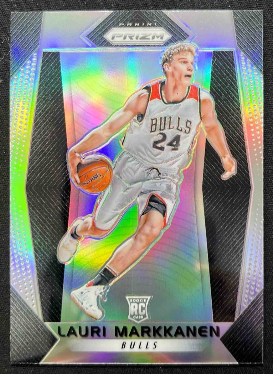 2017 Panini Prizm Lauri Markkanen Prizm Rookie Silver #247 RC Bulls