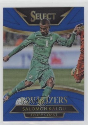 2015-16 Panini Select Equalizers Blue Prizm 166/299 Salomon Kalou #11 4t7