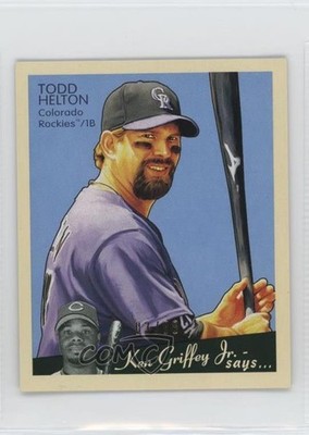 2008 Upper Deck Goudey Mini Green Back 3/88 Todd Helton #63 HOF 04br