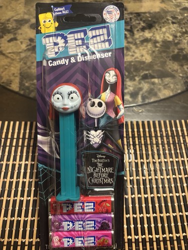 NIGHTMARE BEFORE CHRISTMAS JACK-SALLY-ZERO PEZ Dispensers Set nuovo con scatola - Foto 3 di 4